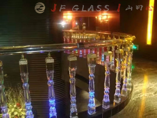 Trụ thủy tinh pha lê lấp lánh Lan can trị liệu K9