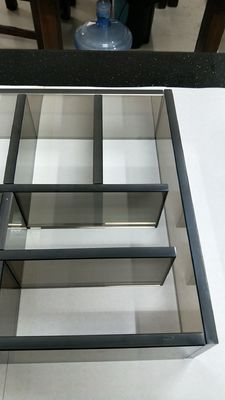Hộp tổ chức trang điểm Humidor Hộp thủ công bằng kính cường lực