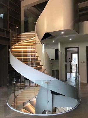 Kính nhiều lớp cong không khung trong suốt