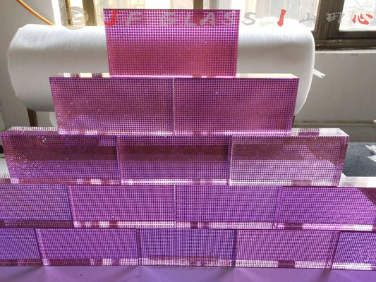 Vách ngăn Pha lê 4 inch Gạch khối thủy tinh Krystantic