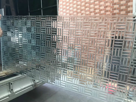 Vách ngăn SGCC Tấm kính cắt 3D tùy chỉnh 12mm