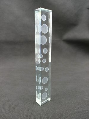 Chiếu sáng kính khắc laser 3 chiều 12mm