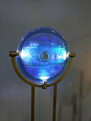 Kính pha lê màu 3D Liuli khử mùi có đèn chiếu sáng