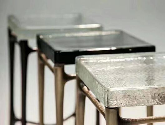 Đồ nội thất phẳng phong cách SGS Sandblast Sand Carved Glass