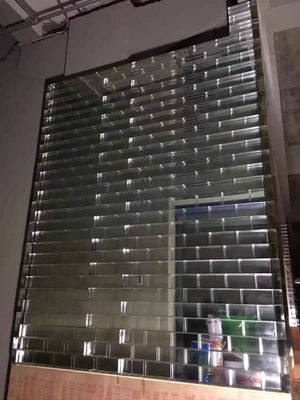 Cách nhiệt Tường sàn 2 inch Lưới gạch kính trong suốt