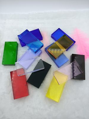 Phân vùng Gạch khối thủy tinh 80mm chống bụi đầy màu sắc