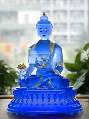 Phật Pha lê Liuli Sapphire Truyền thống Phương Đông