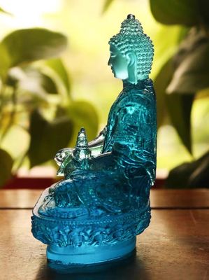 Phật Pha lê Liuli Sapphire Truyền thống Phương Đông