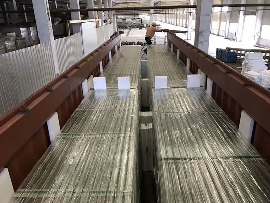 Không có bong bóng lan can Tấm kính cường lực cho lan can sàn